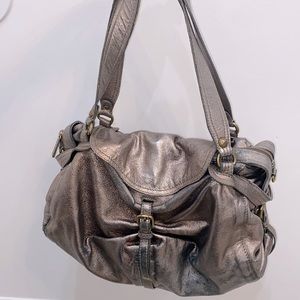 Kooba Katy Metallic Large Satchel